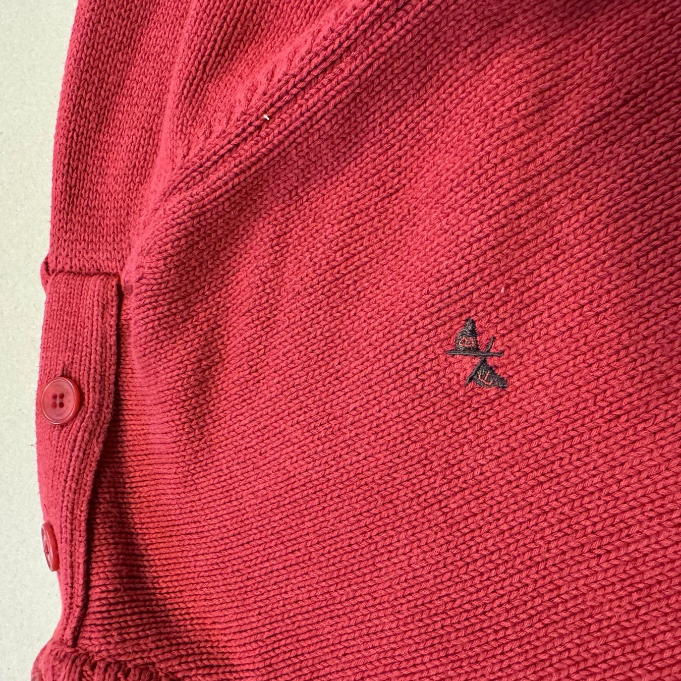 Burberry Maglioni & Felpe: Thomas Burberry vintage red knitted sweatshirt pull 90s – Nuovo (secondo la descrizione) da St. Gallen venduto da sourced_limited 2