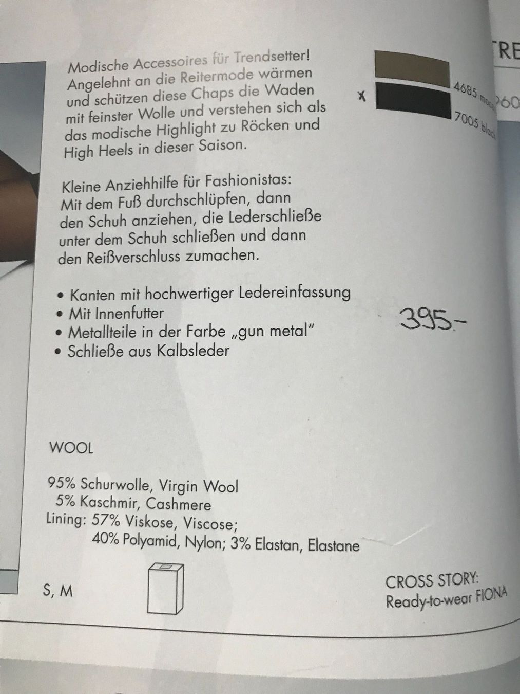 Wolford Calze & Collant: Wolford FIONA GAITER NEU – Nuovo (secondo la descrizione) da Burgdorf venduto da Vida6 3