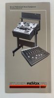 ORIG. REVOX PROFESSIONAL PRODUKTE-ÜBERSICHT FALT-PROSPEKT