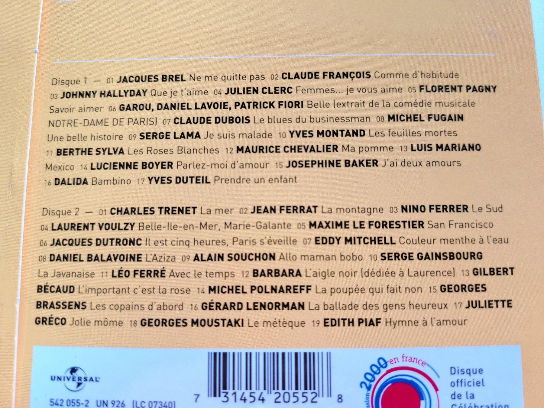 CD: Cd Les plus grandes chansons du siècle – Usato da Pully venduto da bro_n52j 2