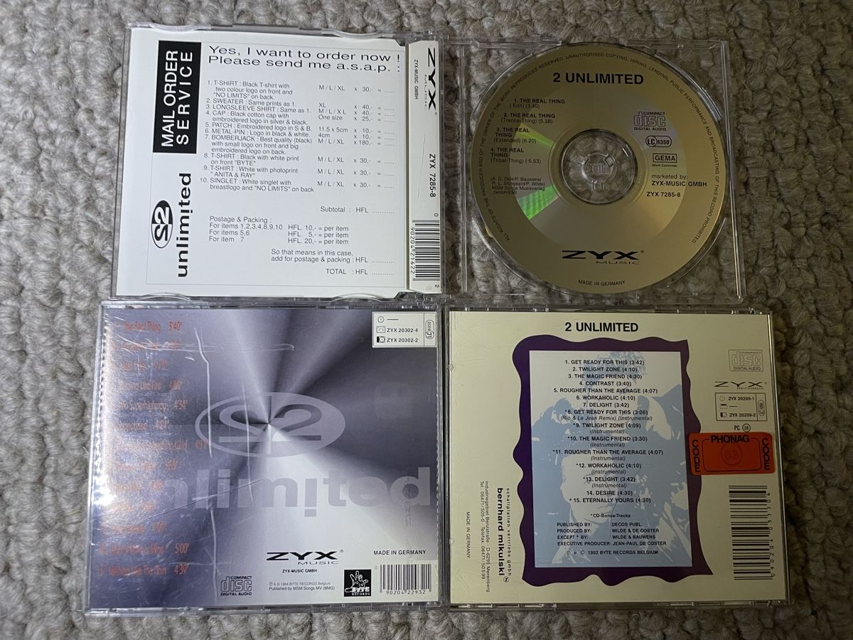 CDs: 3x 2 Unlimited – Gebraucht aus Reinach AG von trigger7811 1