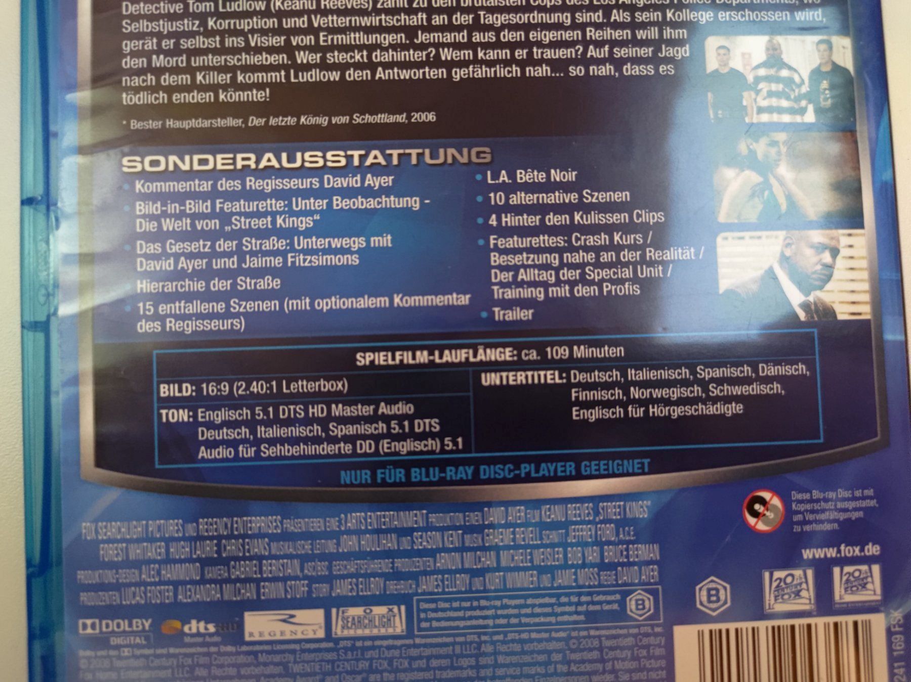 Tutti i DVDs: Street Kings – Usato da Liestal venduto da Kratzilla 3