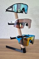 Moderner Brillenhalter / Desk Organizer Rack aus Buchenholz