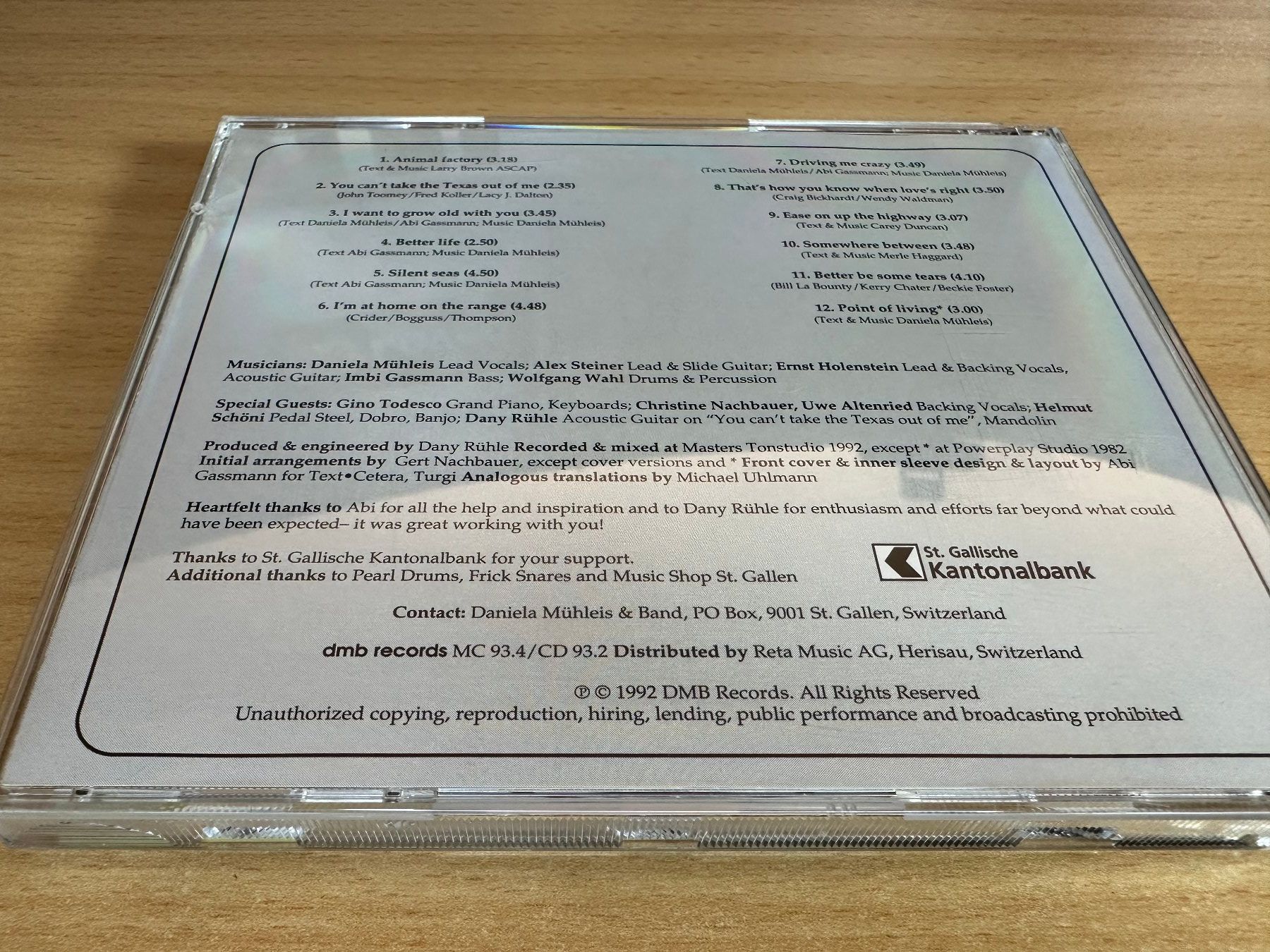 CD: Daniela Mühleis & Band – Better Life – Usato da Rikon im Tösstal venduto da Alpenmutz 1