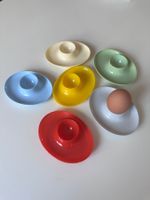 6 coquetiers vintage empilables Space Age