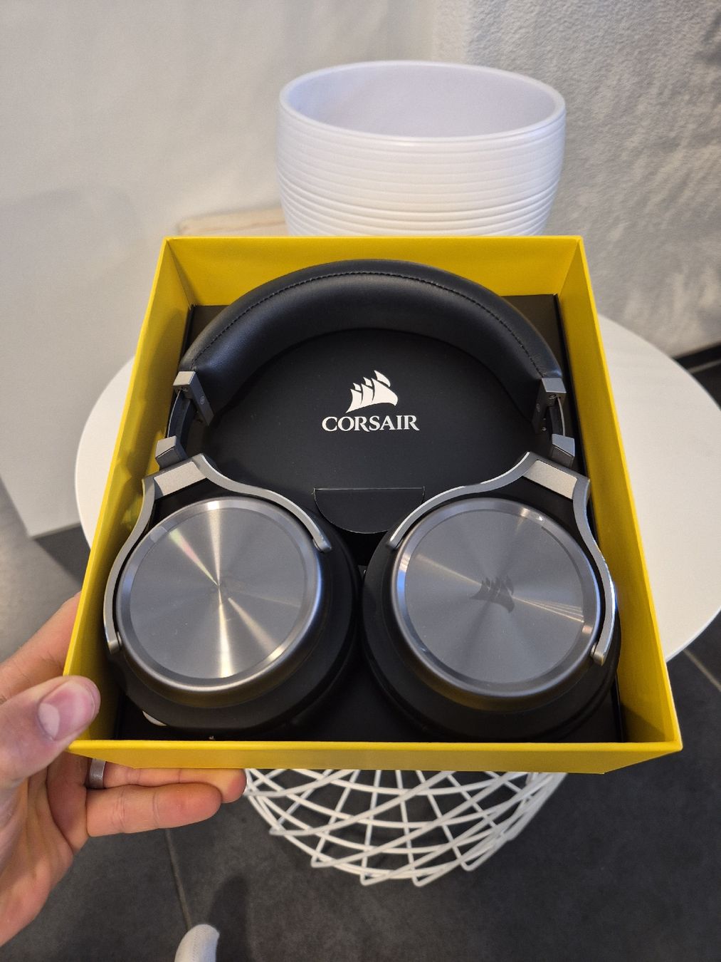 Corsair Cuffie: Corsair Gaming Headset black acceptable condition – Nuovo (secondo la descrizione) da Heimberg venduto da dembelino 2
