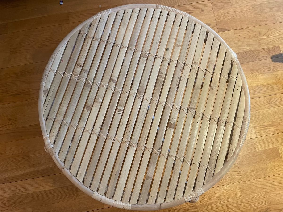 Tische: Ikea Mastholmen rattan Tisch – Gebraucht aus Basel von marcvo 1