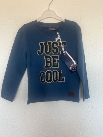 Cooles Langarmshirt Just be cool, Gr. 86/92 Neu mit Etikett!