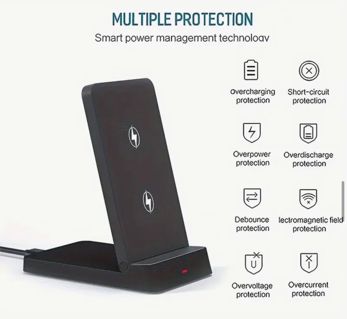 Caricabatterie: Faltbares kabelloses Ladegerät 15W – Nuovo e nell'imballaggio originale da Novazzano venduto da GioStore 3