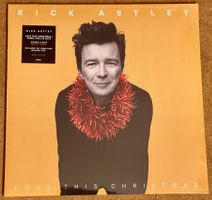 Rick Astley Love This Christmas Red vinyl 12" Single sealed