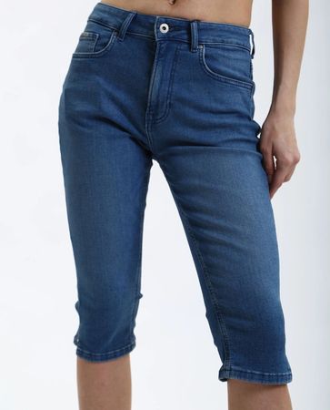 Pepe Jeans Skinny Crop  Shorts Blue GR:28
