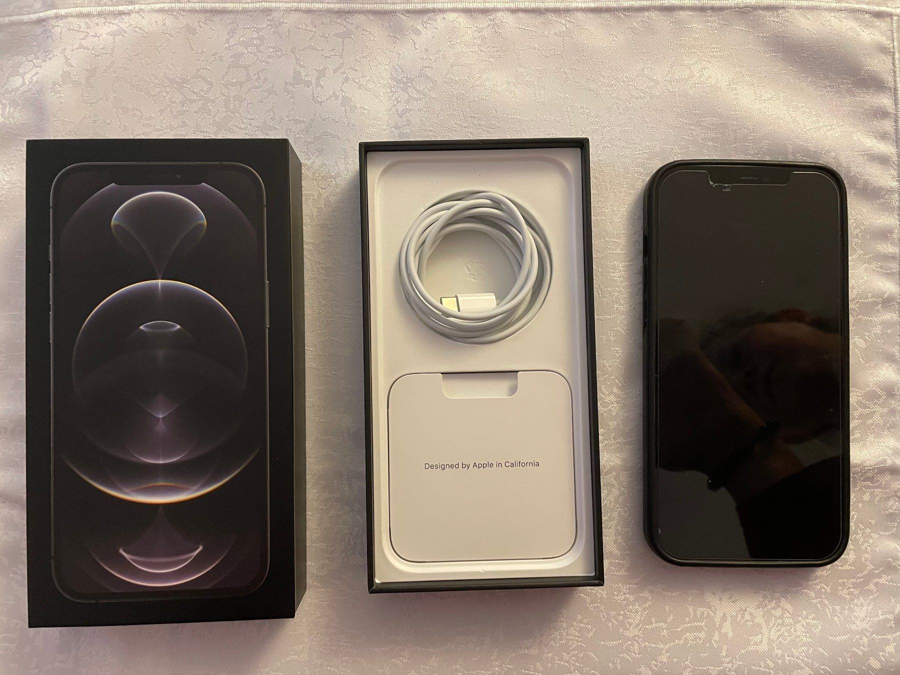 Apple Handys / Smartphones: IPHONE 12 PRO MAX, GRAPHITE 256GB MIT SCHUTZHÜLLE – Gebraucht aus Affoltern am Albis von