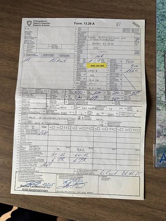 Traktoren: Bucher k5 frische ab MFK – Gebraucht aus poschiavo von Niko-7742