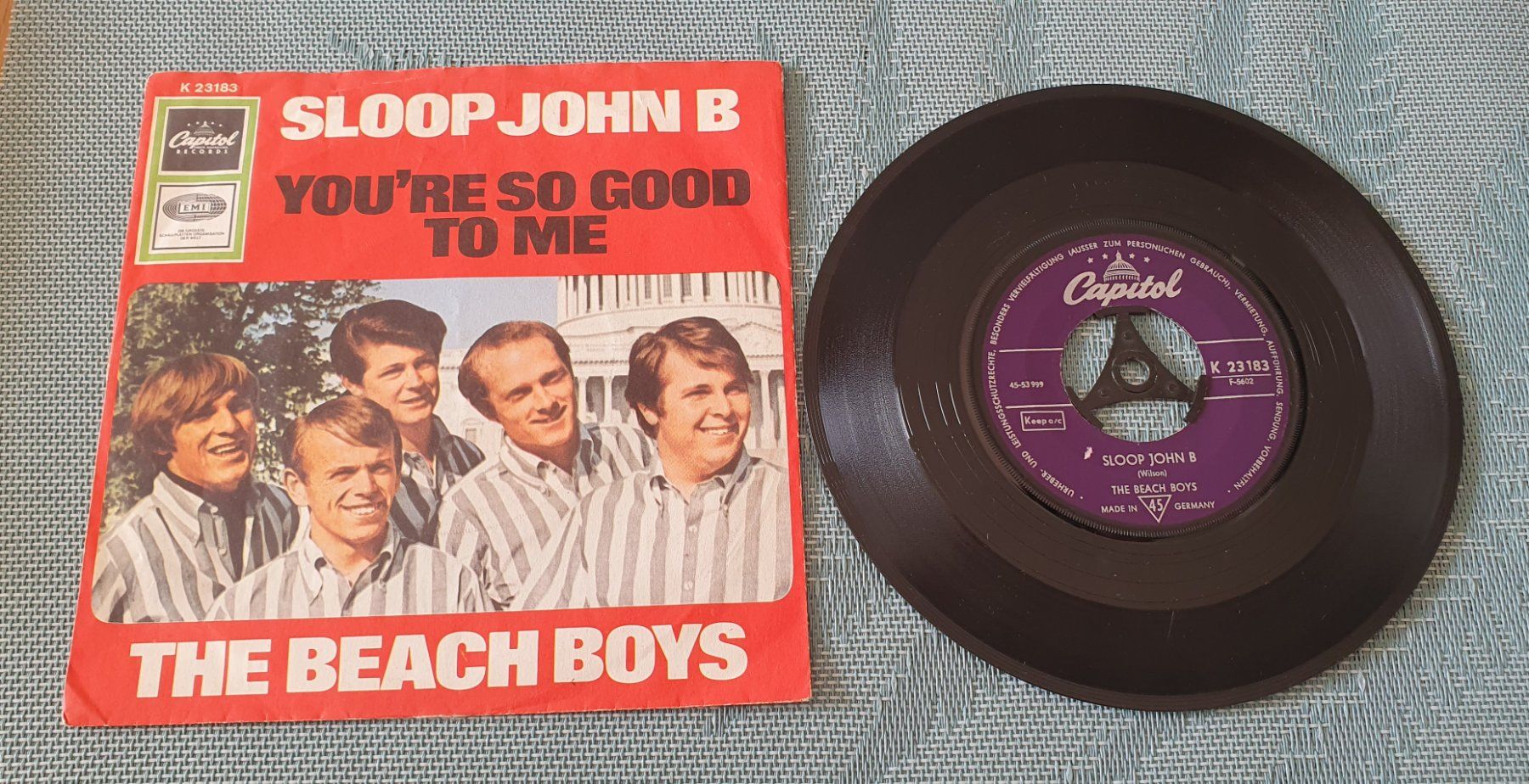 Dischi in vinile: THE BEACH BOYS, Sloop John B, Single – Usato da Kreuzlingen venduto da Cdschlumpf