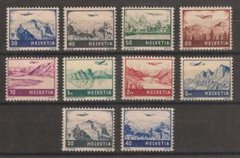 1941/48 : Flugpost "Landschaftsbilder" ** KP 215.--