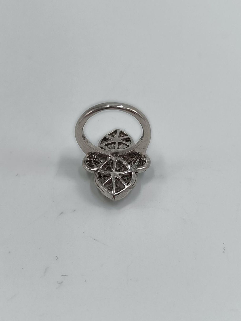 Anelli: FLORALER DIAMANTRING 925 STERLINGSILBER – Usato da Luzern venduto da EdiGem 5