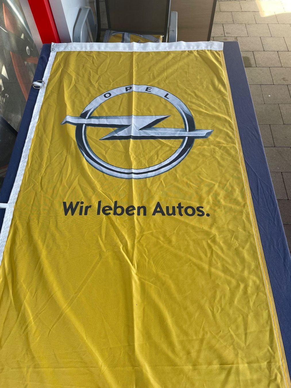 Bandiere: OPEL Fahne  -  Original – Nuovo (secondo la descrizione) da Menziken venduto da Hotdevil1