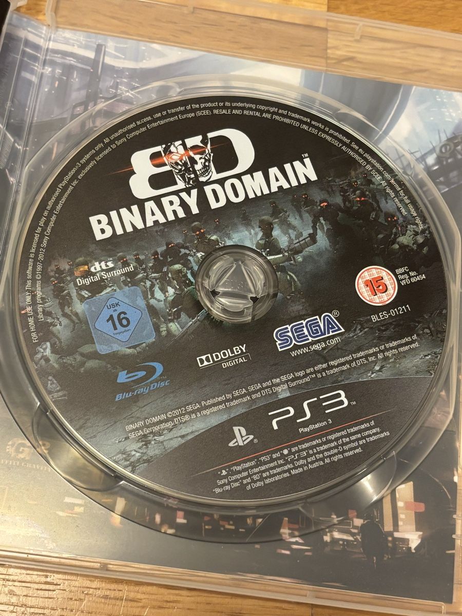 Spiele: PS3 Binary Domain Video Game Disc Used – Gebraucht aus Seewen von AndyDryusha 1