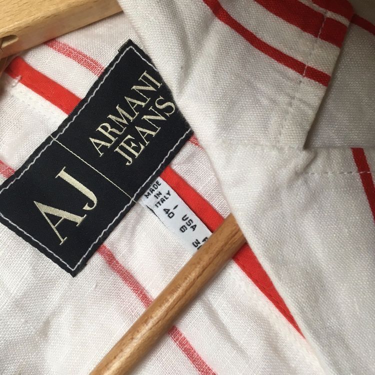 Armani Giacche: Armani Jeans Leinen Blazer Gr.36 – Usato da Unterägeri venduto da Jutka_04 1