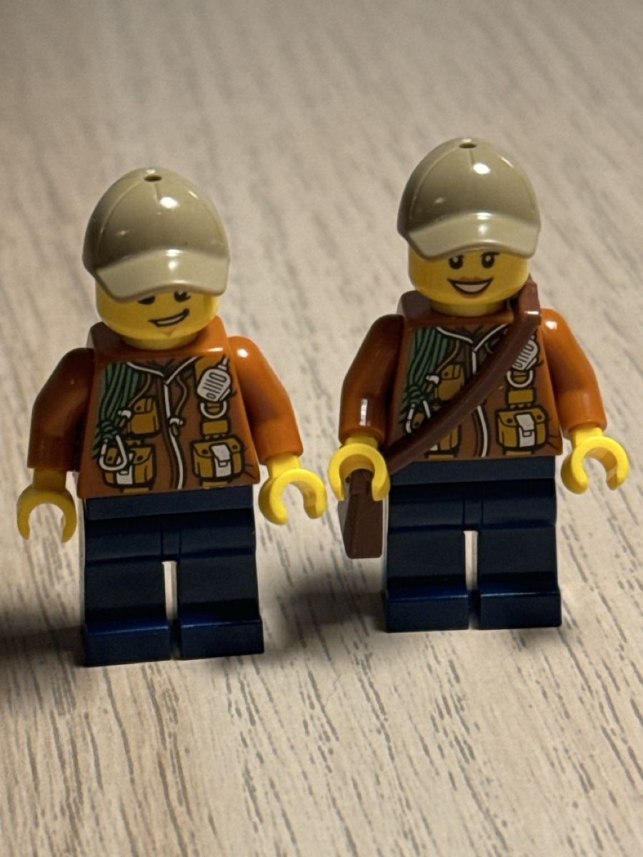 Lego Statuette: Lego Minifiguren Bauarbeiter Nr.2 – Usato da Neuhausen am Rheinfall venduto da mic_m9bp