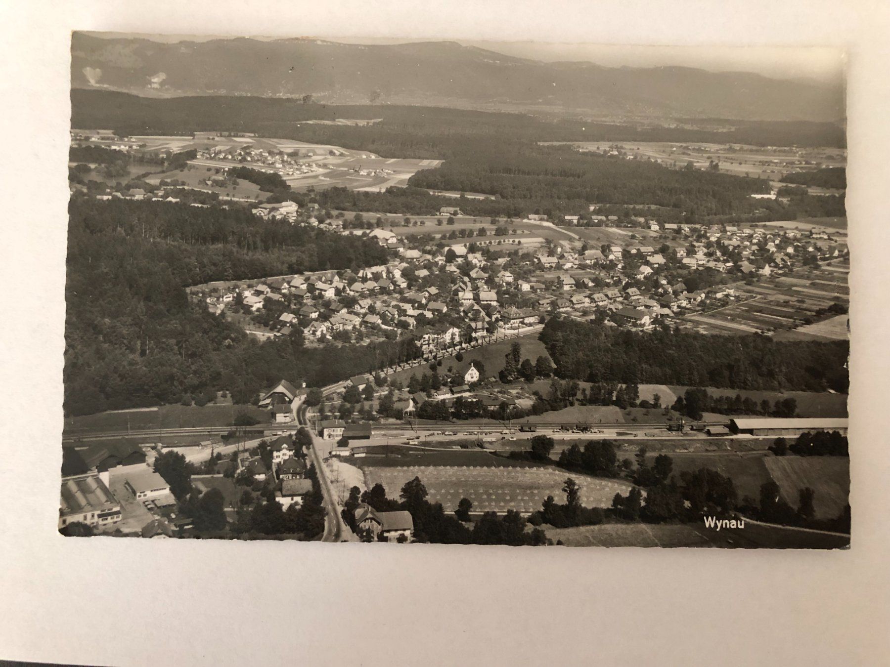 Cartoline postali: Wynau  1957 – Usato da Pfäffikon ZH venduto da Waltoversand