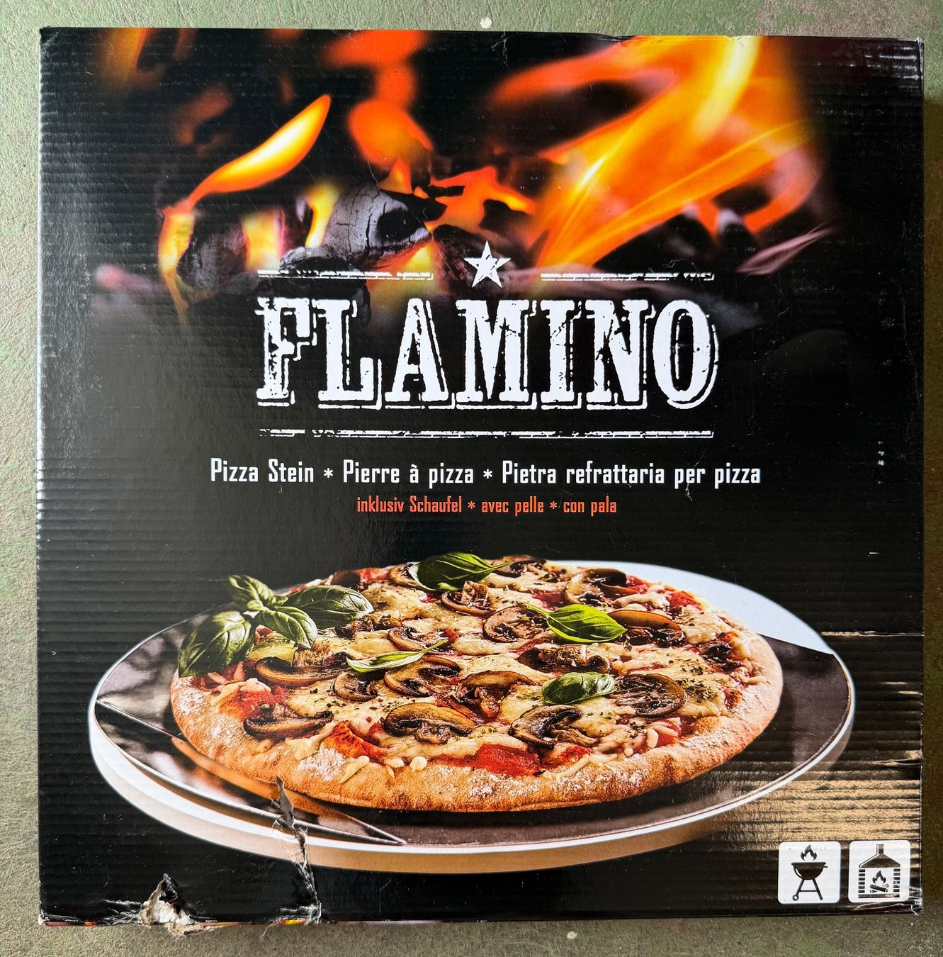 Elettrodomestici da cucina: Flamino Pizzastein, neu und verpackt – Nuovo e nell'imballaggio originale da Lengnau BE venduto da AndyFritz1