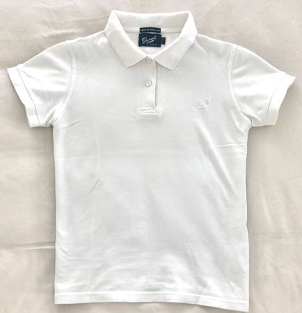 Hochwertiges weißes Polo-Top von Gloverall S wie Ralph