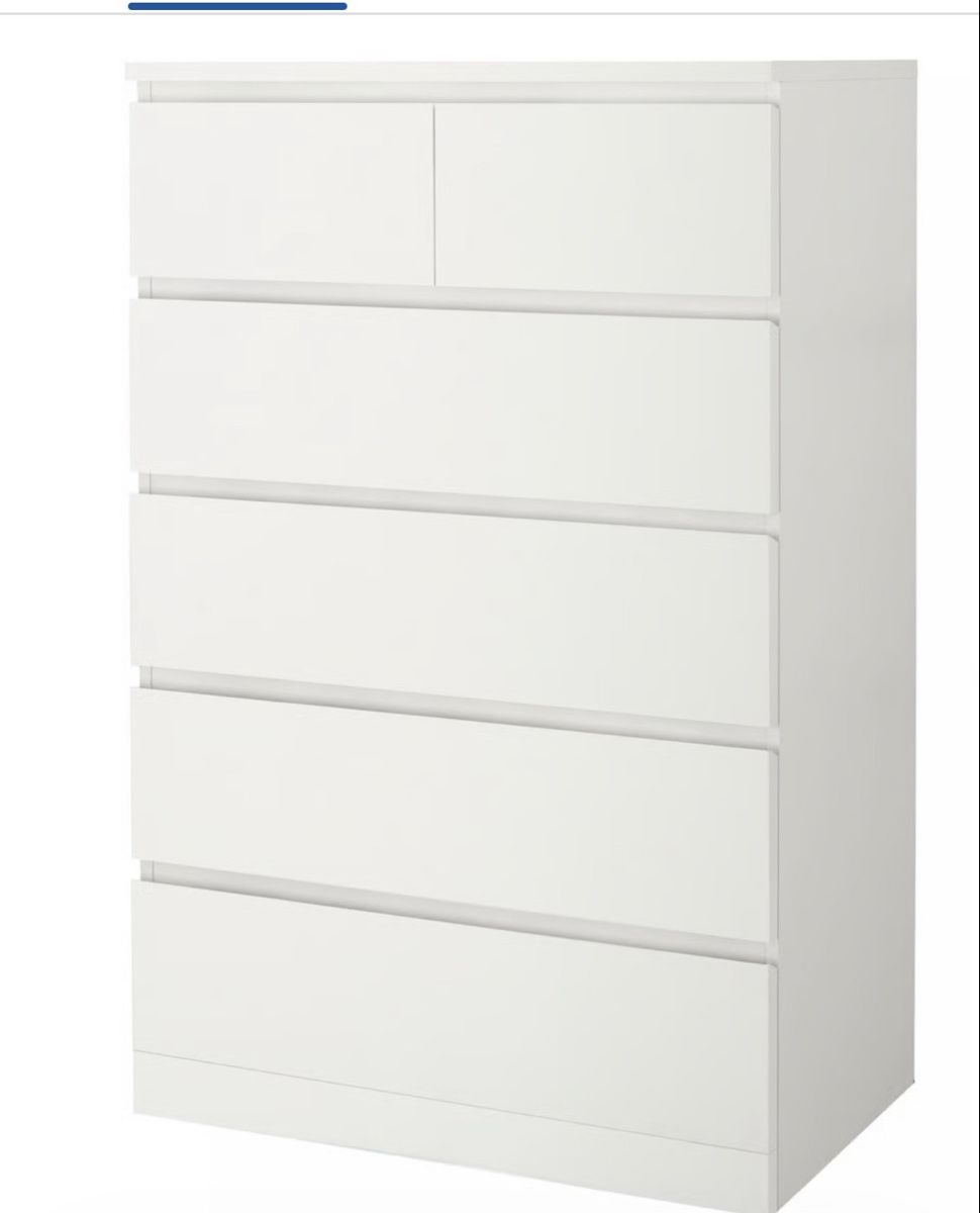 Cassettiere: Ikea Malm Kommode weiss 6 Schubladen gebraucht – Usato da Rümlang venduto da kim_9qhd 4