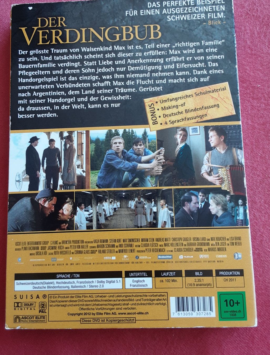 Tutti i DVDs: Der Verdingbub DVD (2011) mit Schweizer Ton 🎬 – Usato da Bremgarten AG venduto da musiccollector 1