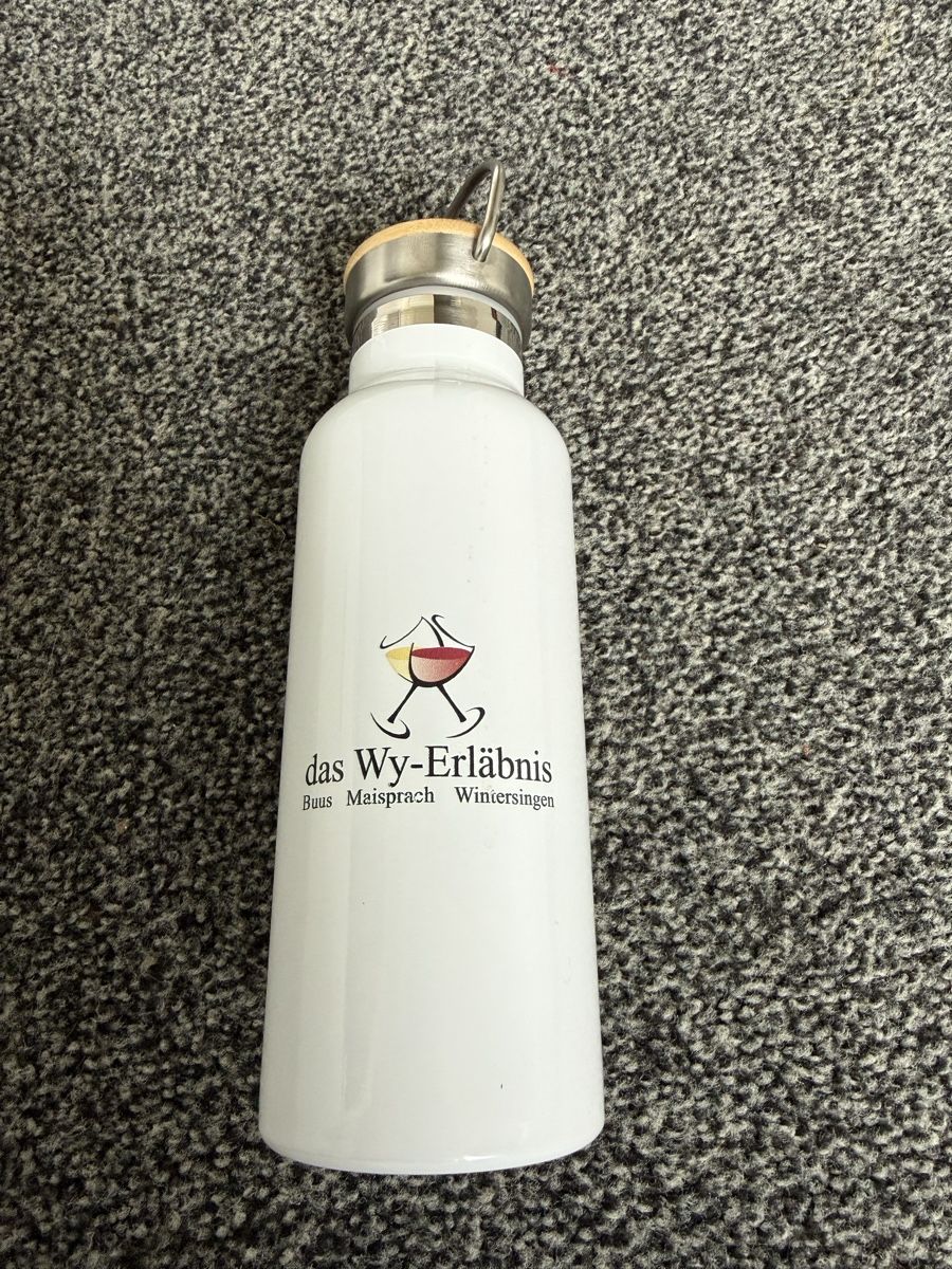 Trinkflaschen & Thermosflaschen: Wy-Erläbnis Trinkflasche, Weiss, Top Zustand, – Neu (gemäss Beschreibung) aus Rheinfelden von Fubi92 2