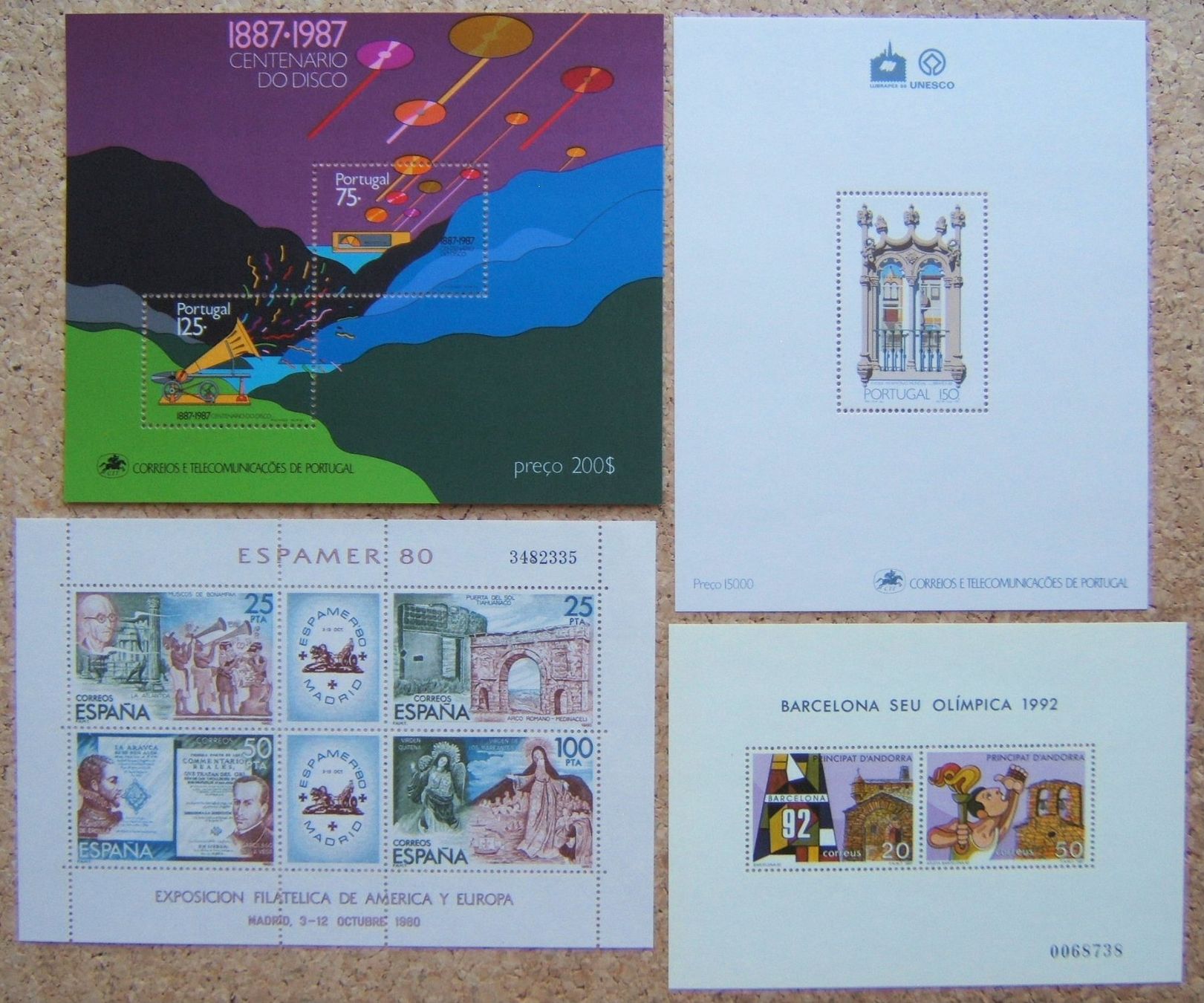 Tutti i francobolli: SPANIEN / PORTUGAL LOT BLOCKS – Nuovo (secondo la descrizione) da Brunnen venduto da Nonne04 1