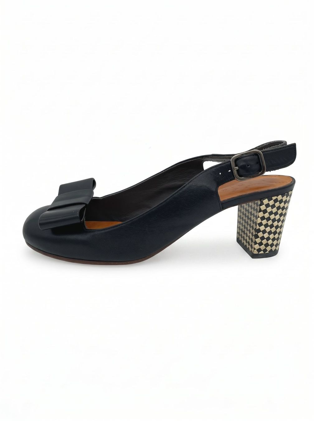 Chie Mihara Scarpe da donna: Chie Mihara Moby Slingback EU 39 Schwarz – Usato da Zürich venduto da shoe_shop
