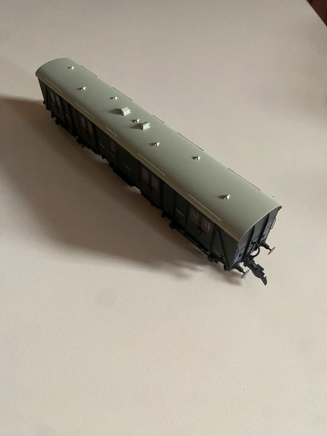 Hornby Modellini di ferrovie: H0 Hornby R6536 KFA Container Wagon No.93485. – Nuovo (secondo la descrizione) da Diessenhofen venduto da Albin00 3