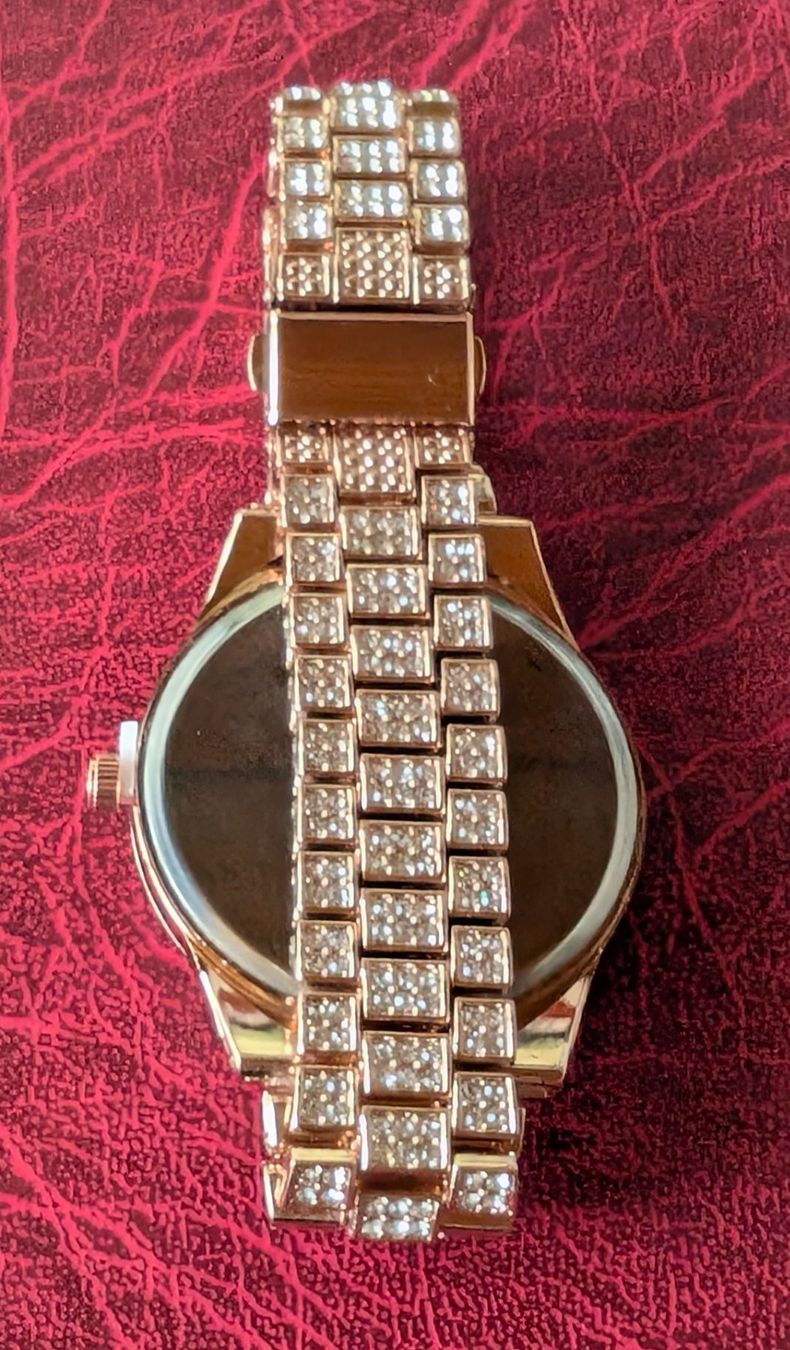 Uhren: Hip Hop - Bling Bling Uhr – Neu (gemäss Beschreibung) aus Ettingen von Kartenplanet 1