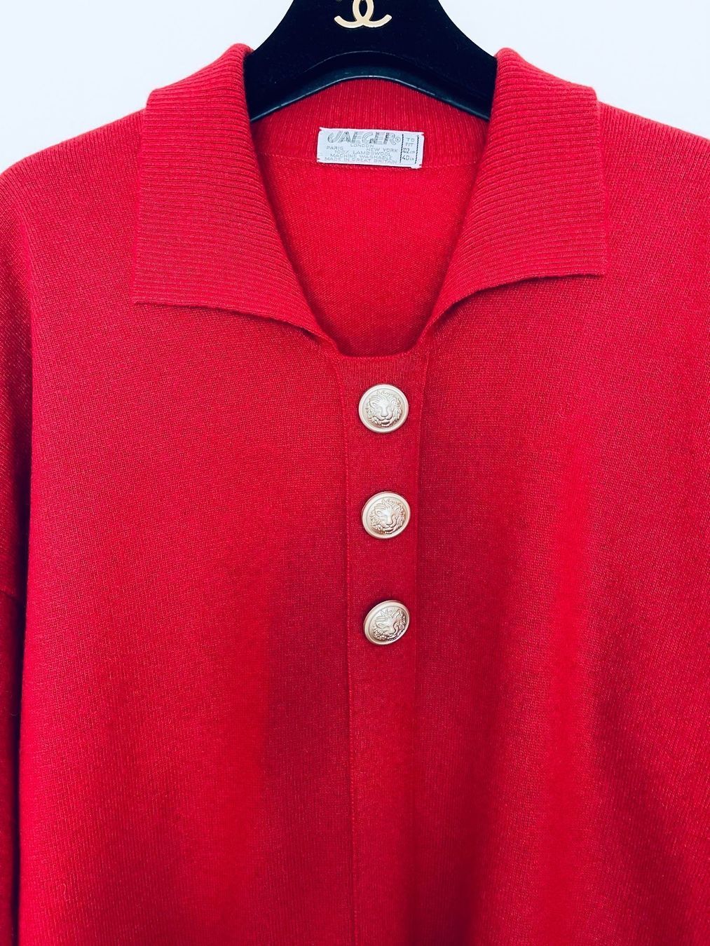 Maglioni & Felpe: JAEGER 100 % Lammwolle Pullover – Usato da Winkel venduto da KaschmirArt 4