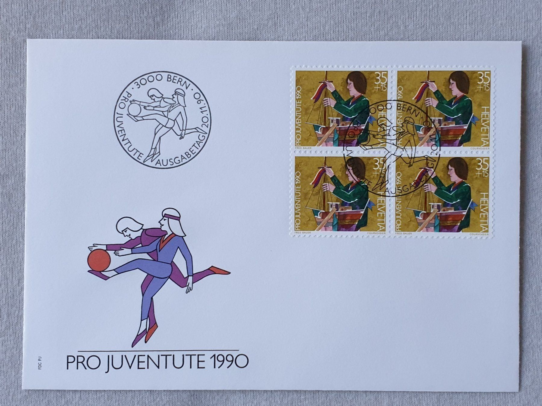 Tutti i francobolli: (191) Pro Juventute 1990 mit ET Stempel – Usato da Schwarzhäusern venduto da Inot3 7