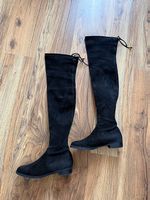 Stuart Weitzman LOWLAND Overknee Boots  Wildleder  Gr. 38