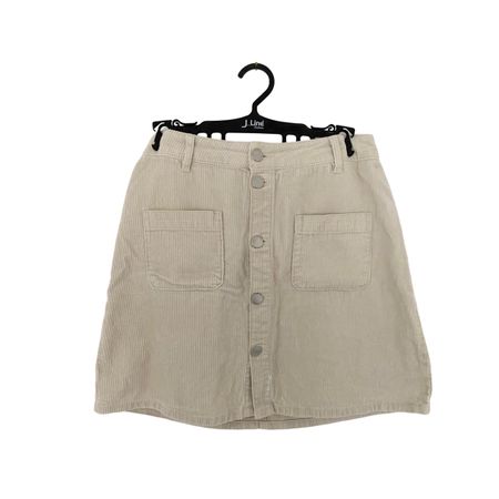 Cordrock in beige