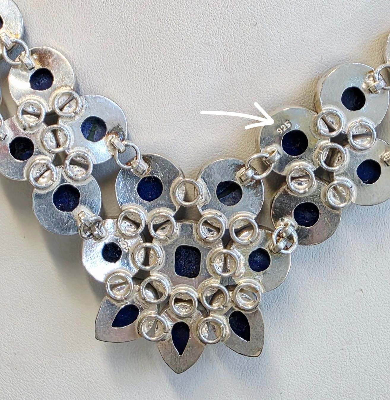 Catenine: Halskette Lapislazuli Silber Collier neuwertig – Nuovo (secondo la descrizione) da Zürich venduto da Bieter04 5