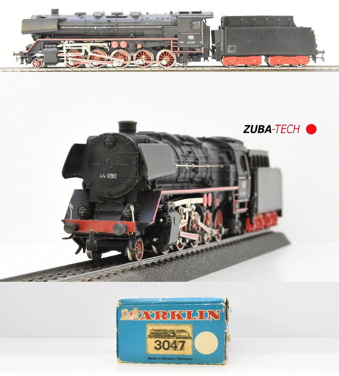 Märklin 3047 Dampflok BR 44 DB H0 WS Analog mit OVP (Gebraucht) in St ...