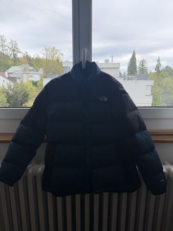 Daunenjacke The North Face 700 blau schwarz Grösse S