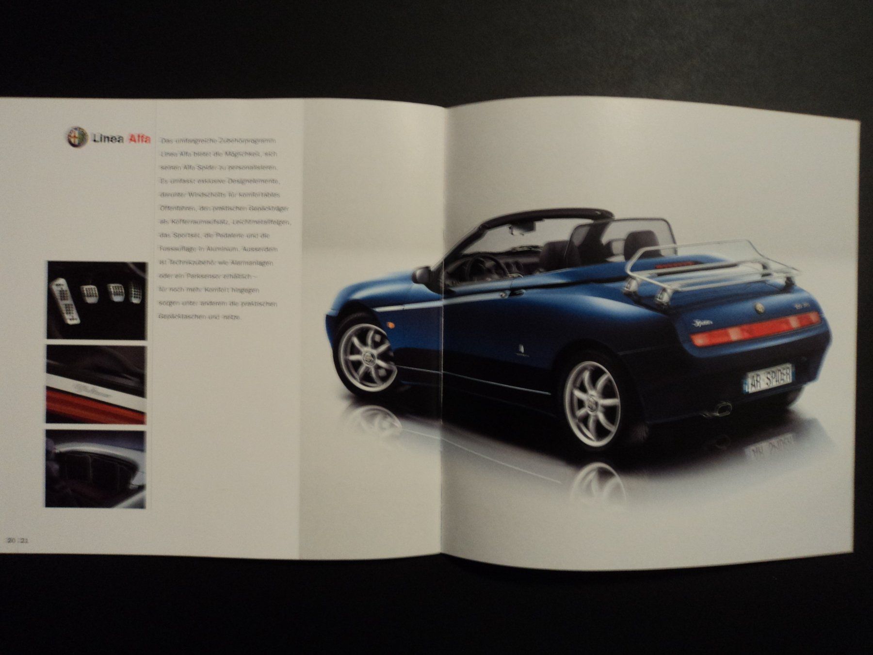Alfa Romeo Dokumente: Prospekt Alfa Romeo Spider 2003 – Gebraucht aus Schwarzenburg von modelCARama 7