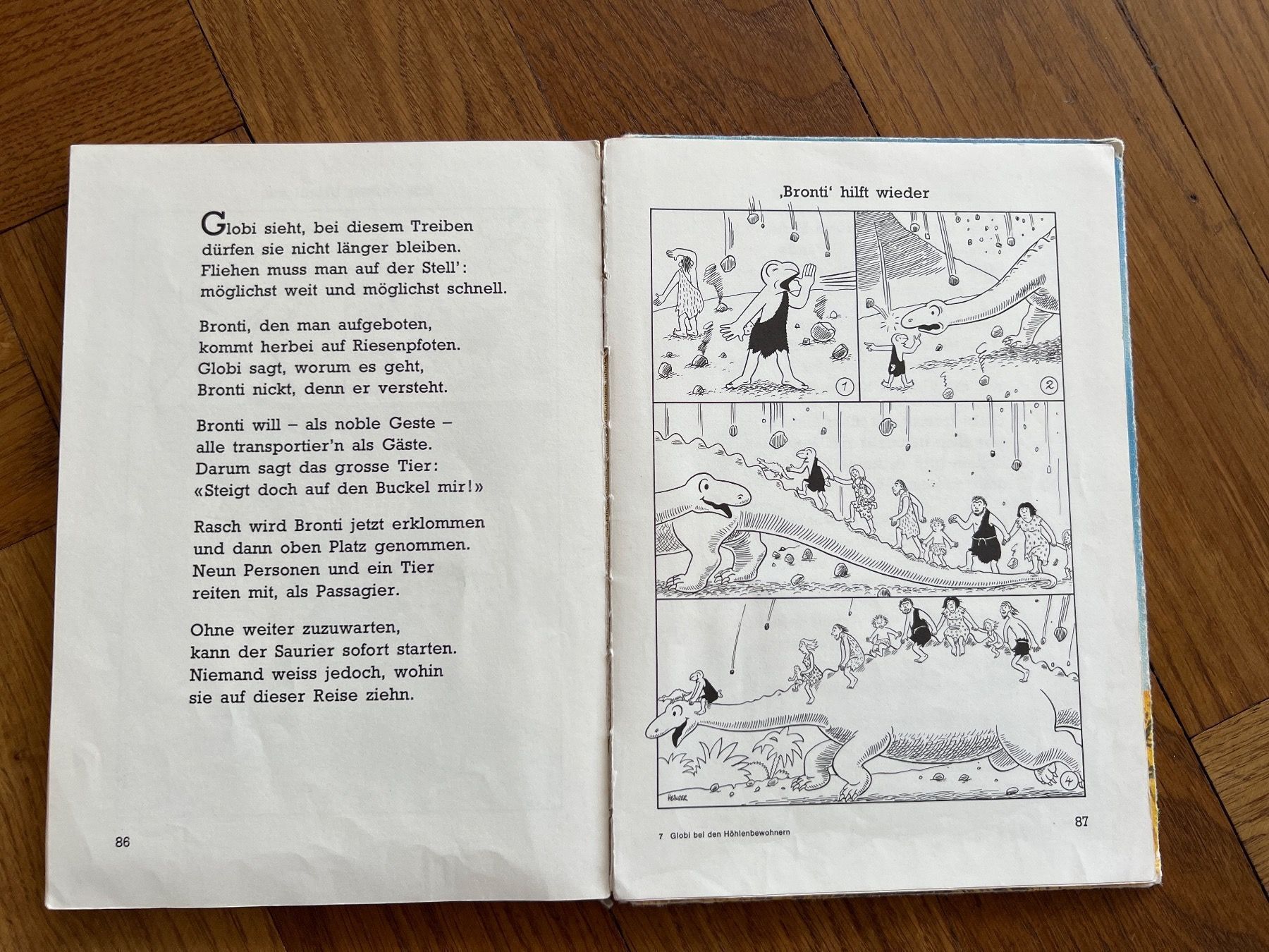 Bücher: Globi bei den Höhlenbewohnern 1. Auflage – Gebraucht aus Ennetbaden von mapa05 6