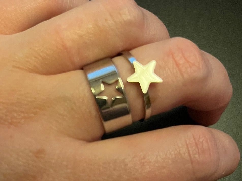 Anelli: Ring Set mit Stern (one Size), Nr. 70 – Nuovo (secondo la descrizione) da Gams venduto da Mariawicca 4