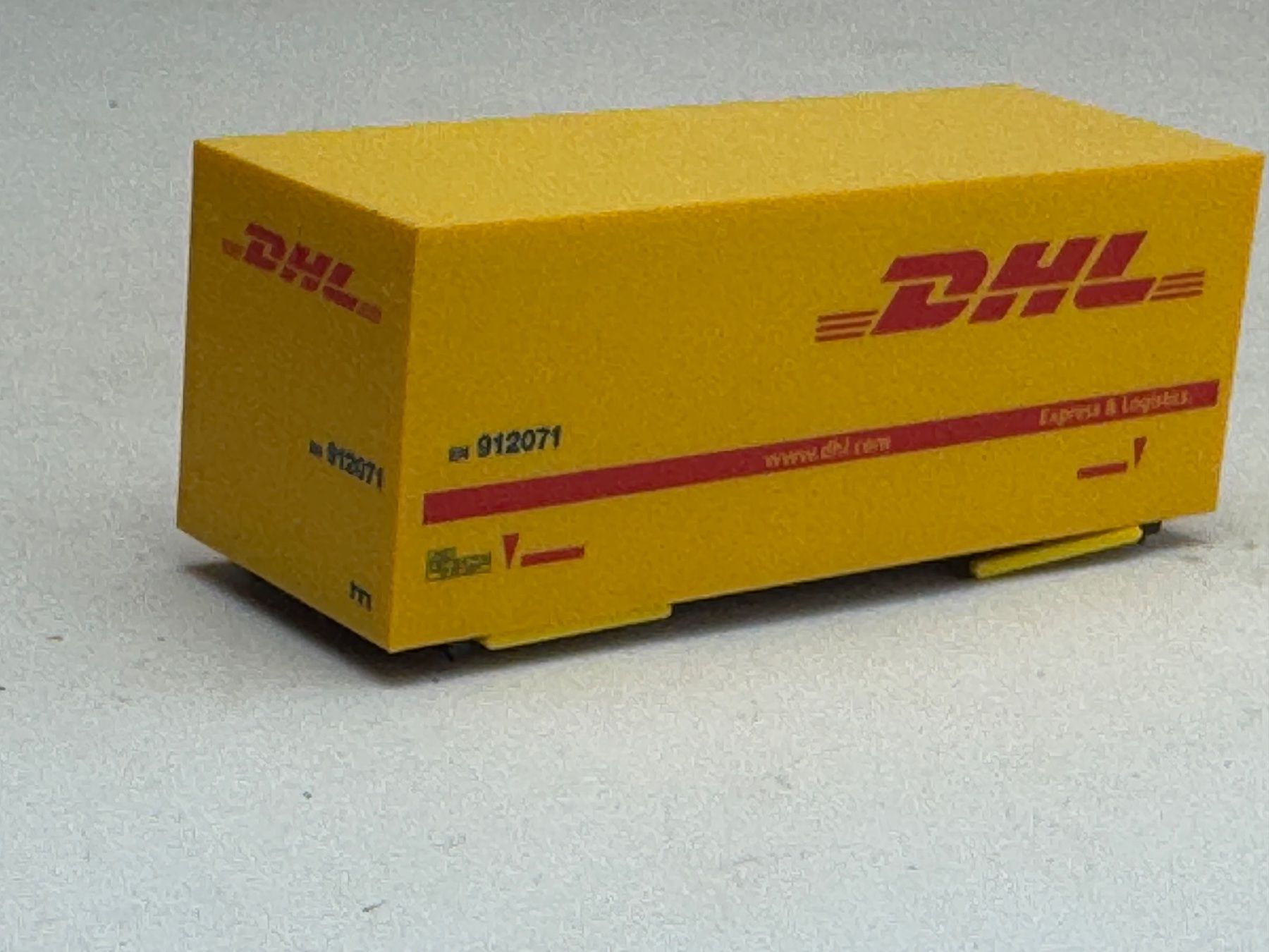 Herpa Modellini d'auto: AU- Herpa DHL Wechselpritsche – Usato da Elm venduto da Wikmtz