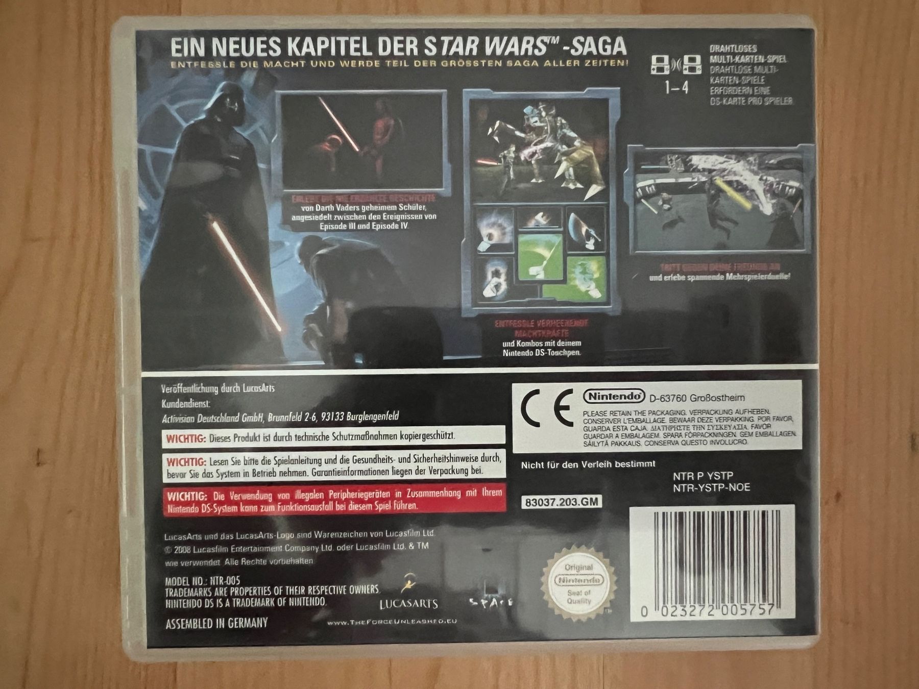 Nintendo Giochi: DS STAR WARS The Force Unleashed – Usato da st.gallen venduto da SoCre75 2