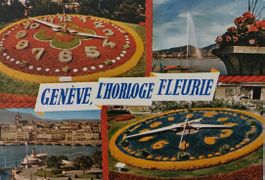 GENÈVE - L'Horloge fleurie