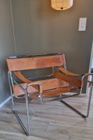Vintage Wassily B3 Stil Sessel | Cognac Leder