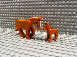 Lego Tiere Pferd mit Fohlen
