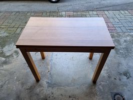 Petite table déco bois avec rallonges 90 x 50 x 74hauteur